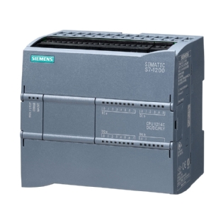 SIMATIC S7-1200: CPU1214C DC/DC/RL 14DI/10DO/2AI 100KB - 6ES7214-1HG40-0XB0 - SIEMENS