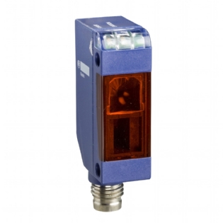 Transmissor OsiSense XU fotoelétrico, 10 m Sn, conector M8 - XUM0AKSAM8T - SCHNEIDER